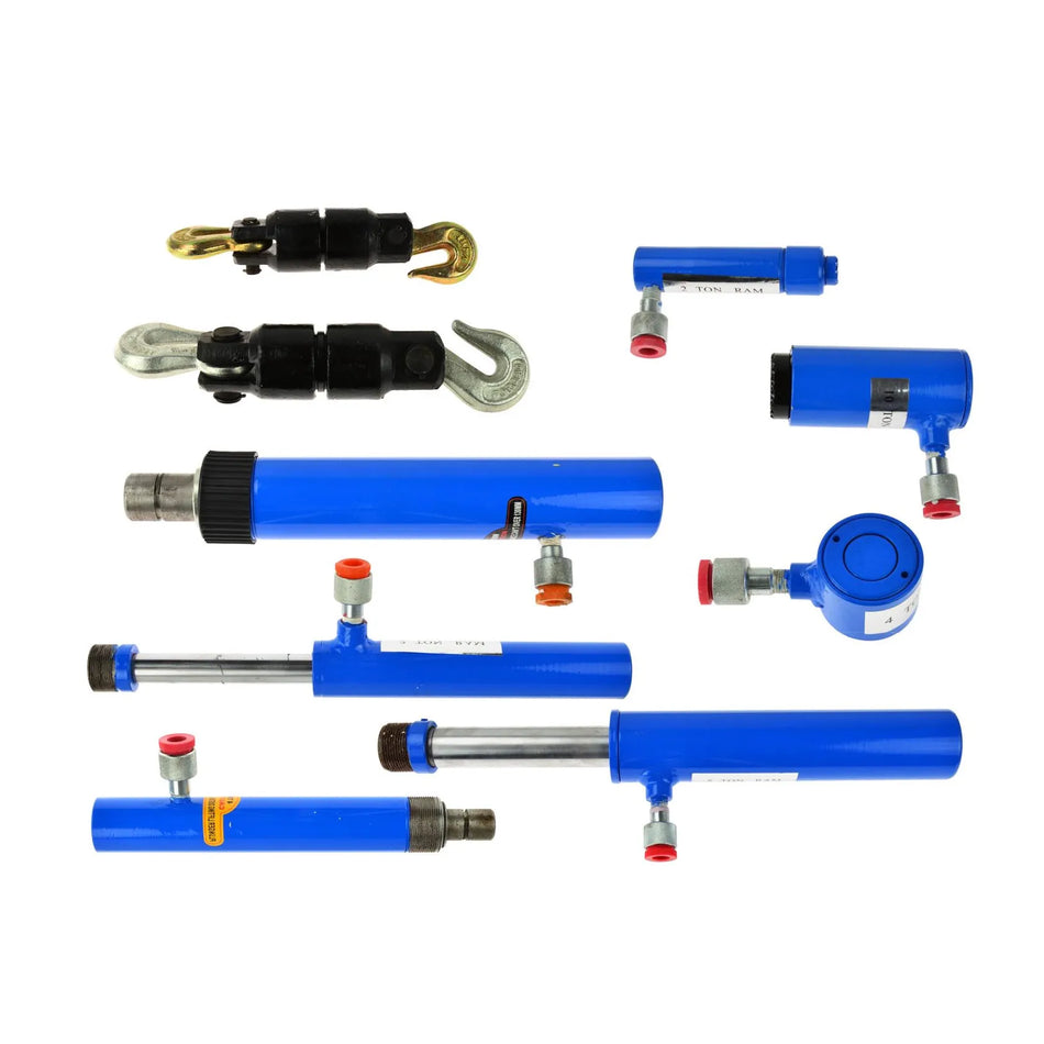 GEKO Hydraulische carrosseriereparatieset 10 ton 7-delig
