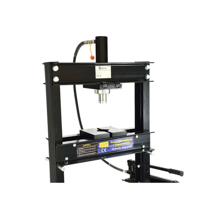 GEKO hydraulische werkplaatspers met handpomp en manometer 20 ton