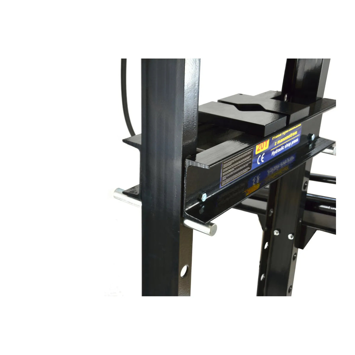 GEKO hydraulische werkplaatspers met handpomp en manometer 20 ton