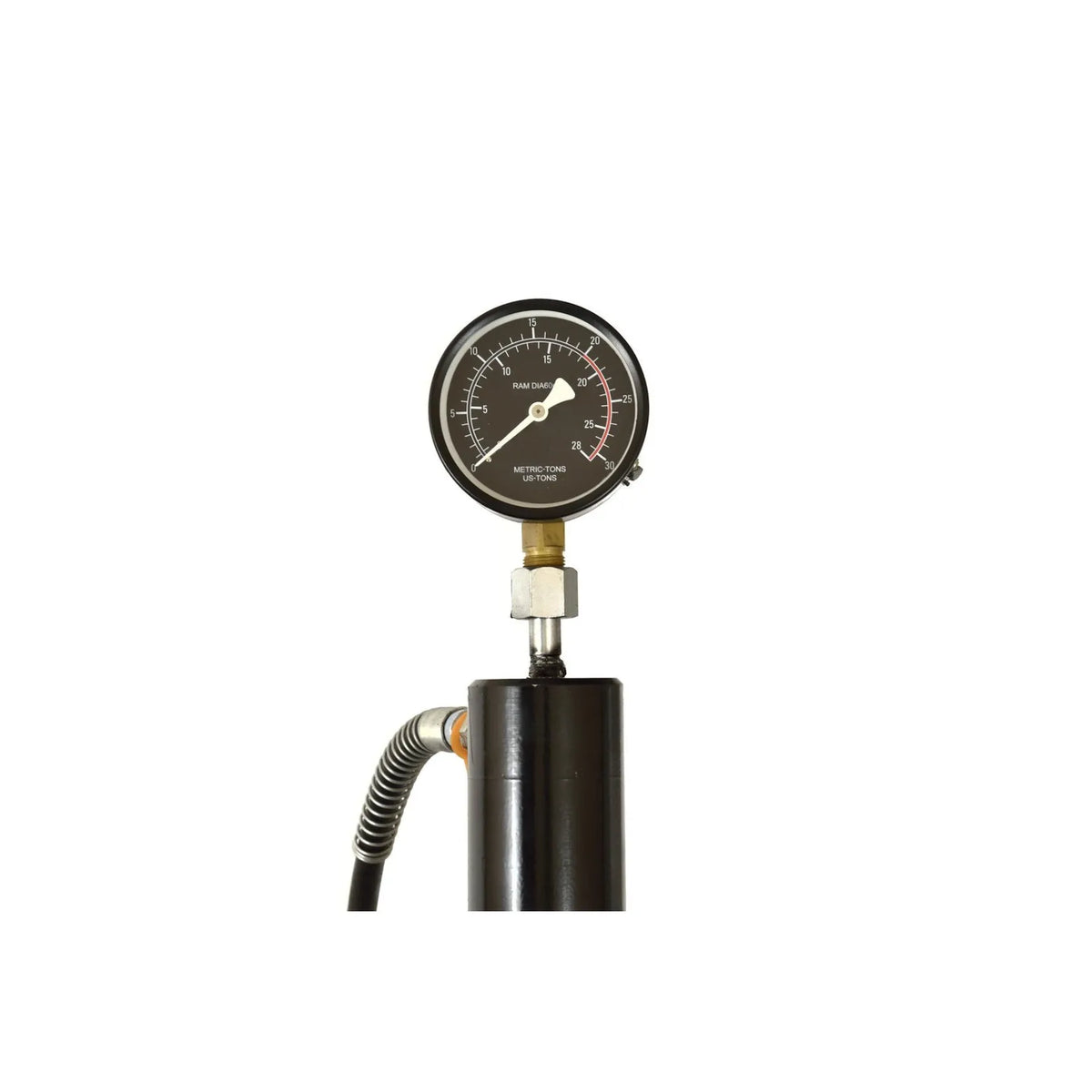 GEKO hydraulische werkplaatspers met handpomp en manometer 20 ton
