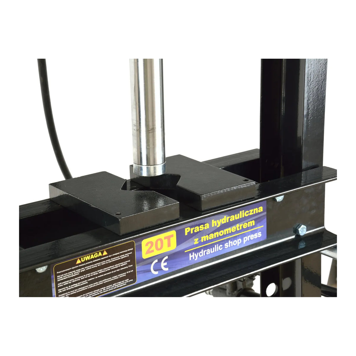 GEKO hydraulische werkplaatspers met handpomp en manometer 20 ton