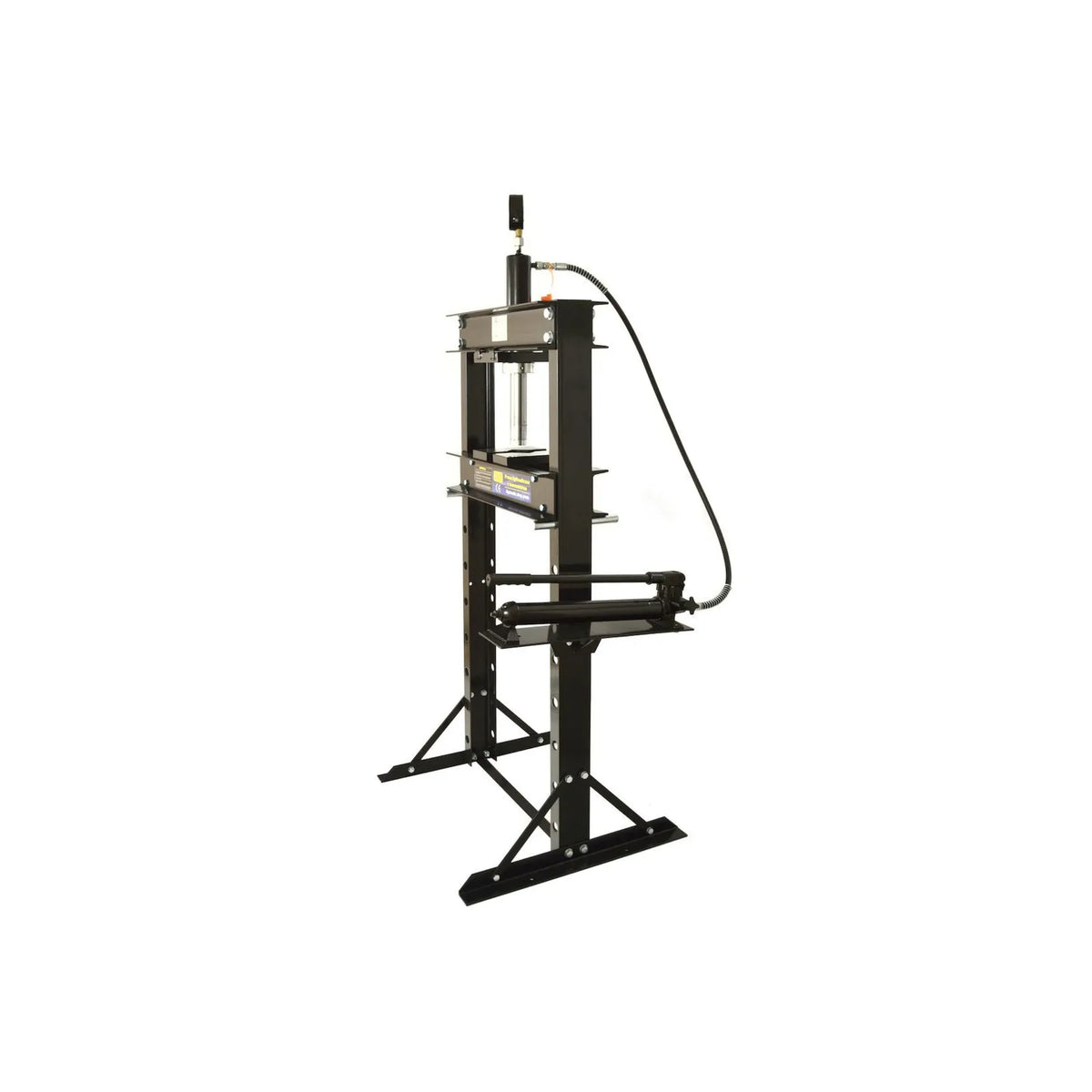 GEKO hydraulische werkplaatspers met handpomp en manometer 20 ton