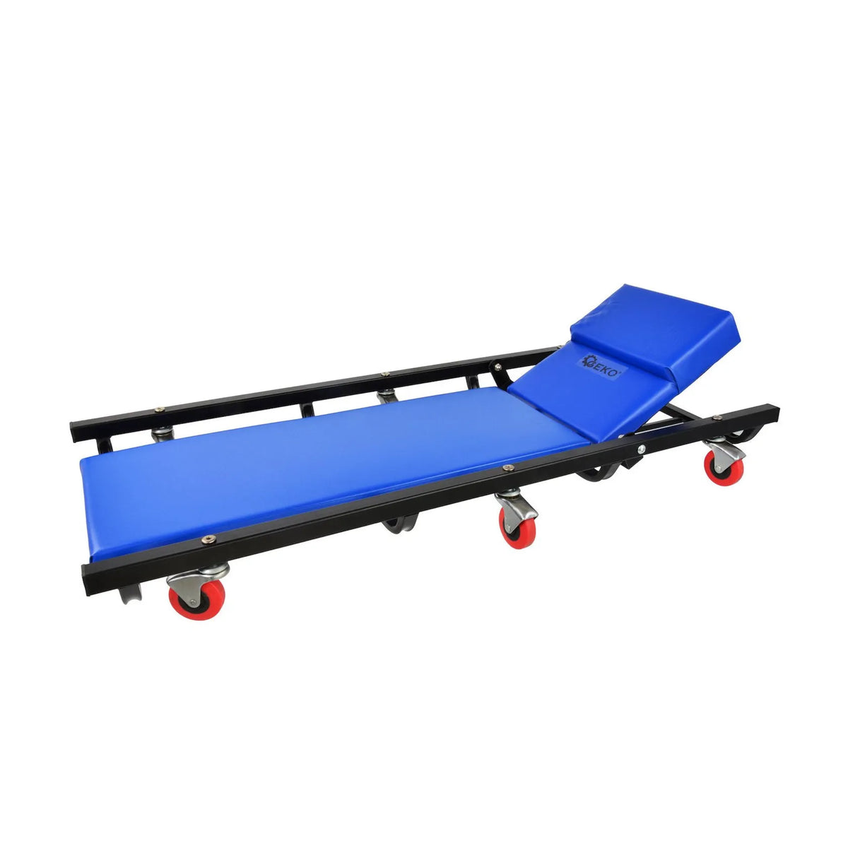 GEKO Monteursligbed met verstelbare hoofdsteun 1000x430 mm 6 wielen