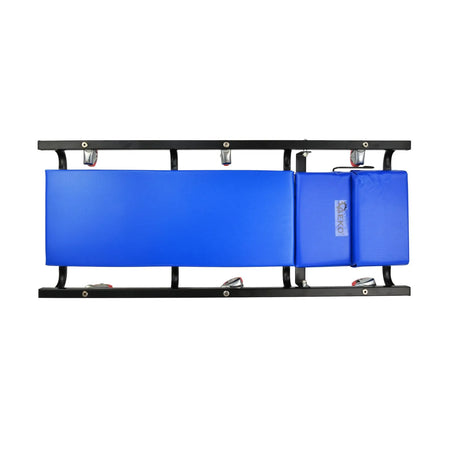 GEKO Monteursligbed met verstelbare hoofdsteun 1000x430 mm 6 wielen