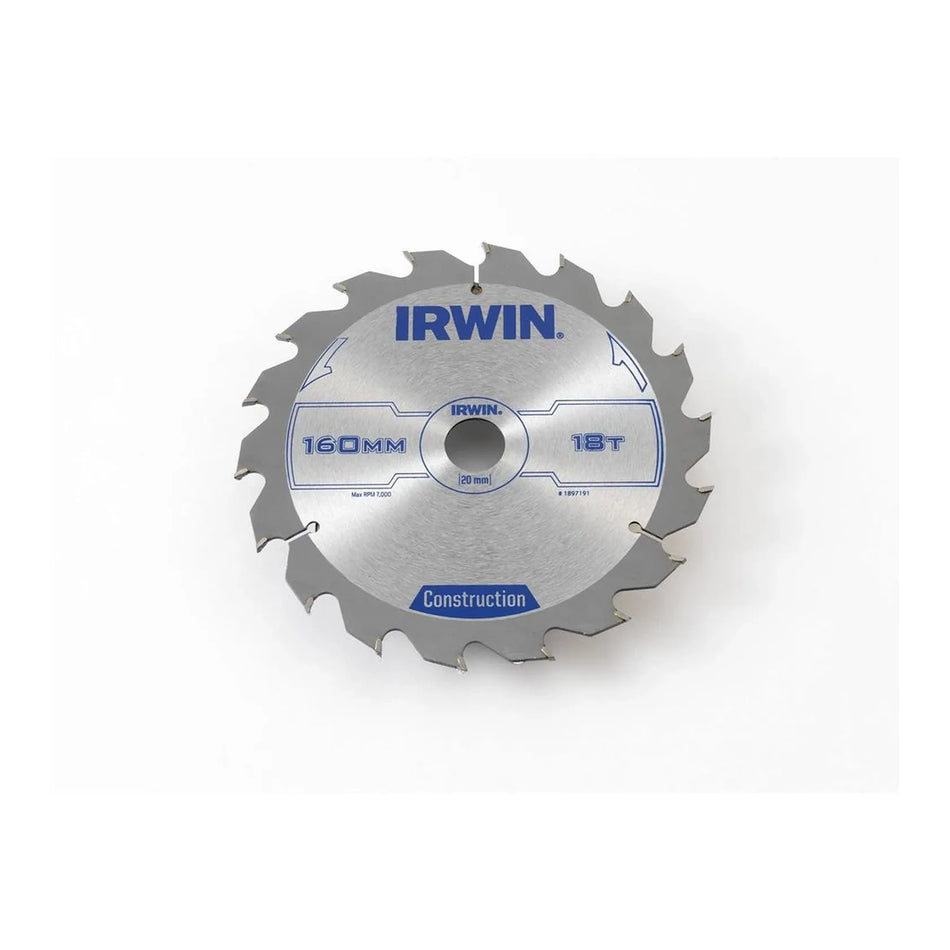 IRWIN Zaag tarczowa hardmetaal 160*20*18z c