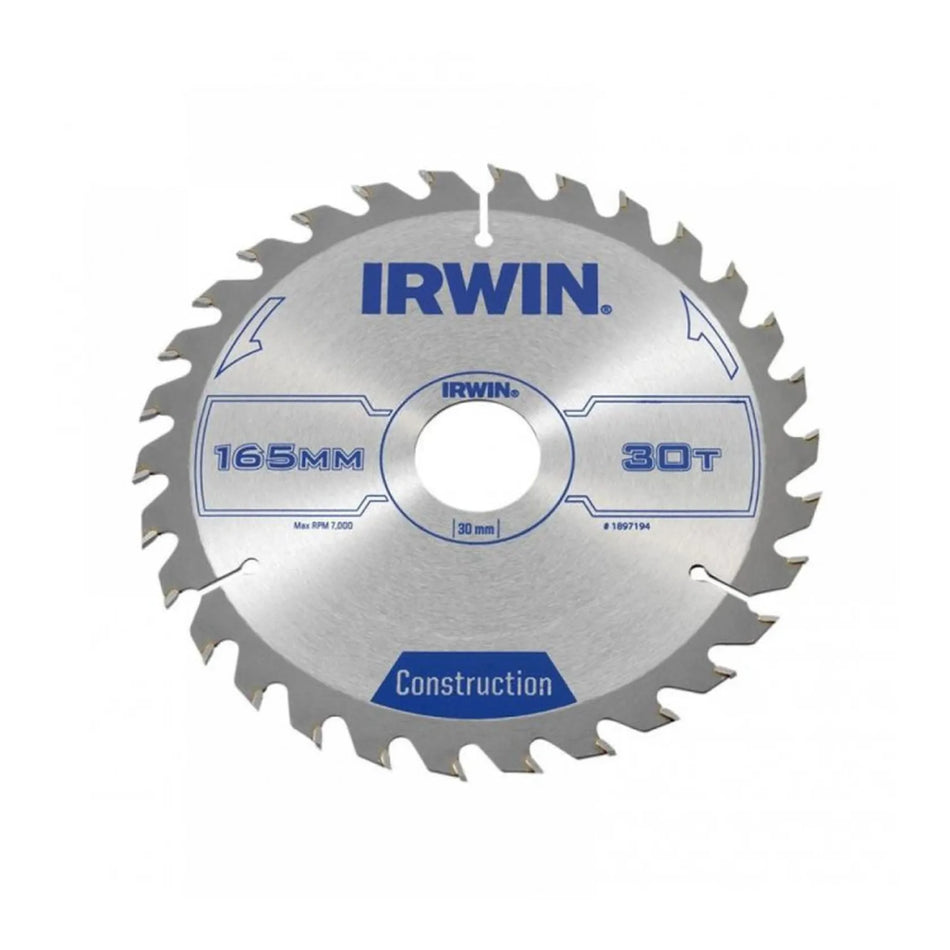 IRWIN Zaag tarczowa hardmetaal 165*30*30z