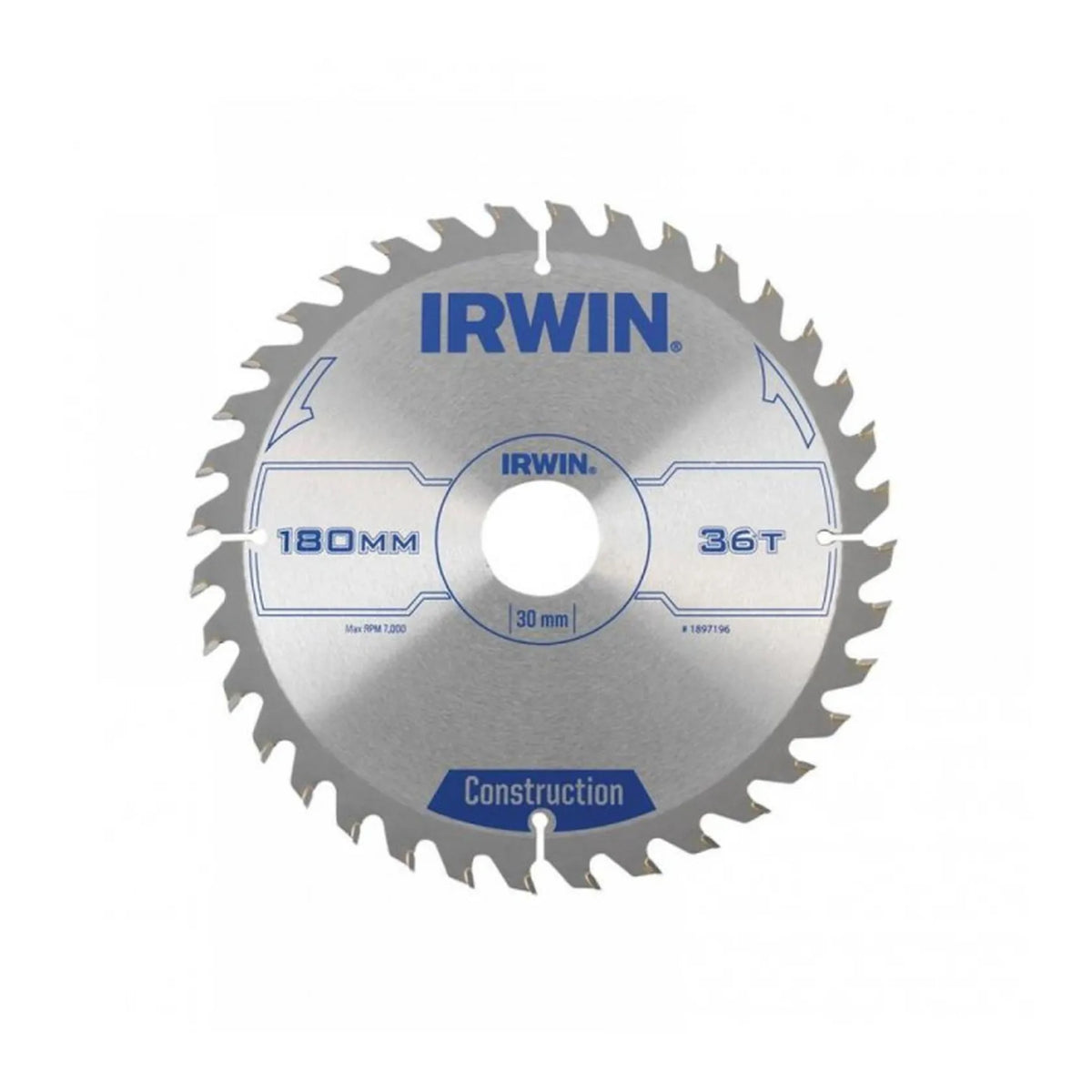 IRWIN Zaag tarczowa hardmetaal 180*30*36z c