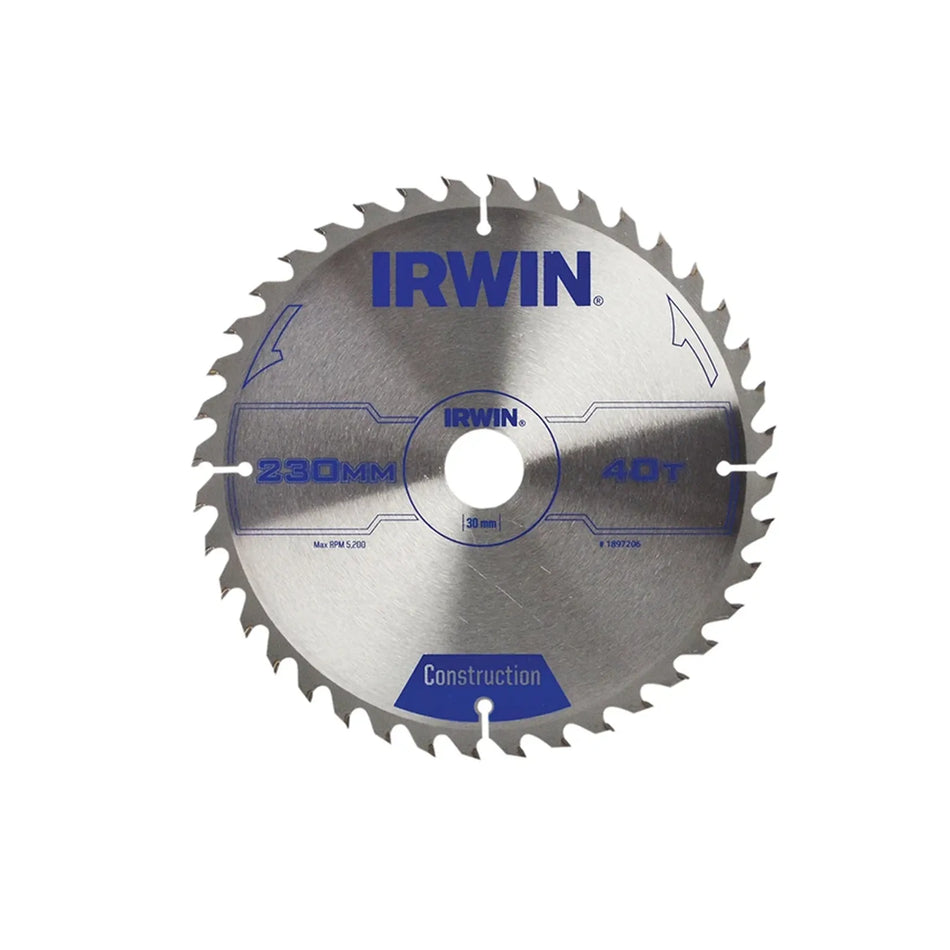 IRWIN Zaag tarczowa hardmetaal 230*30*40z