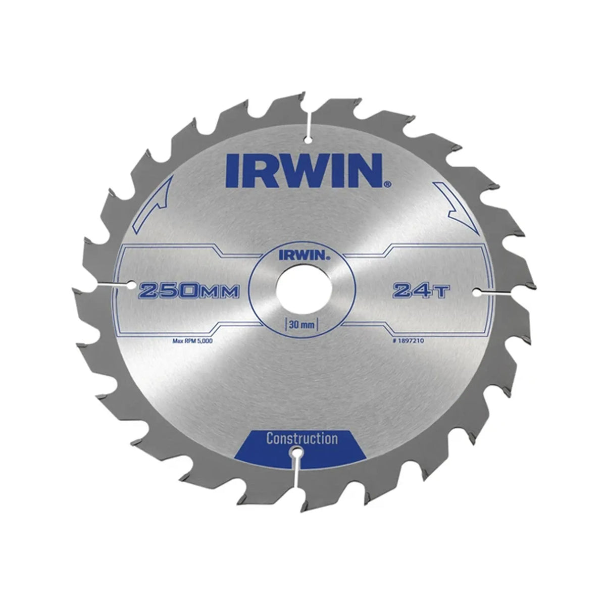 IRWIN Zaag tarczowa hardmetaal 250*30*24z