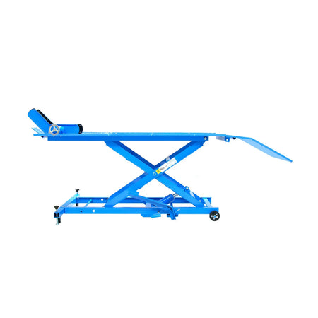 GEKO Motorfiets lift hydraulisch met voetpedaal en wielen 450 kg