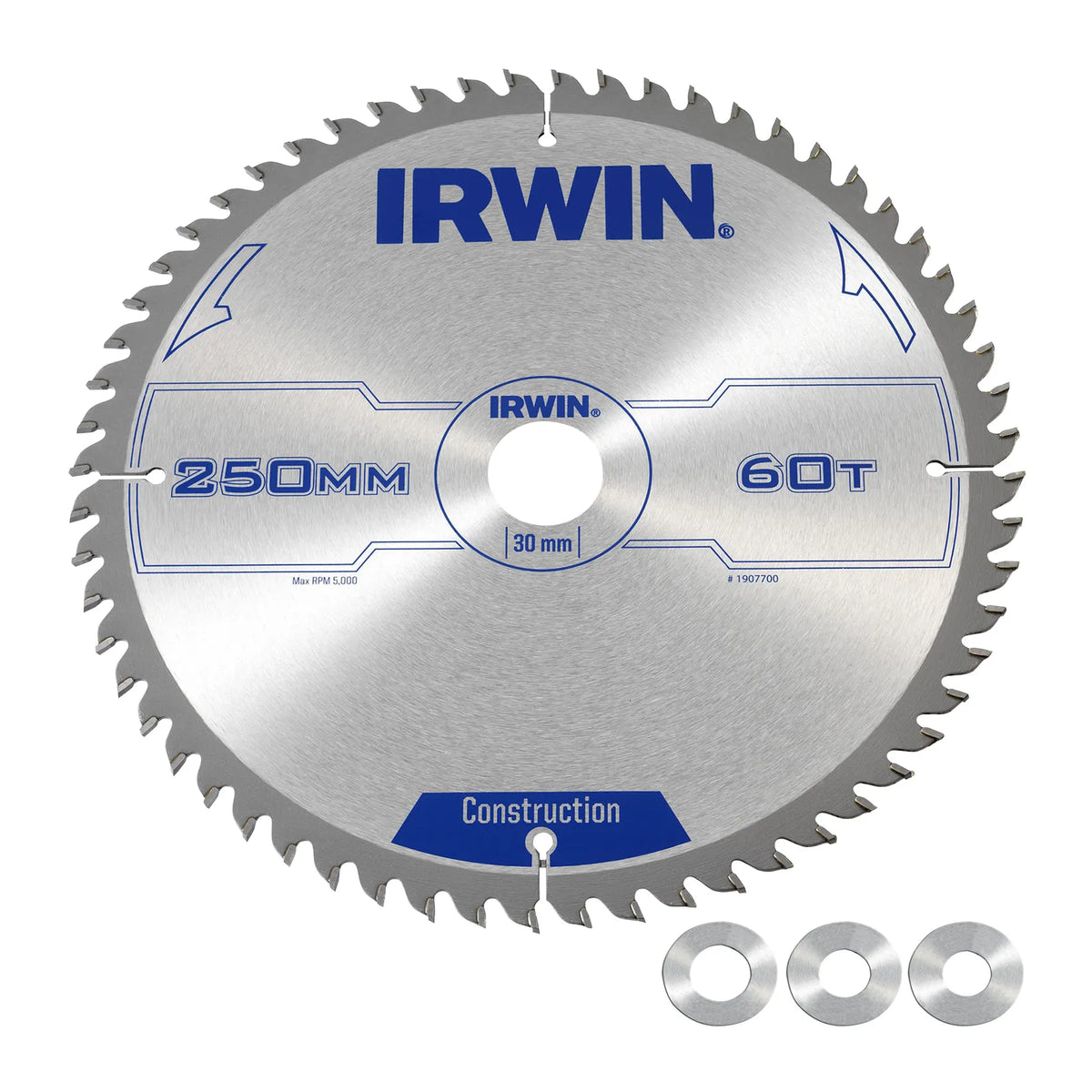 IRWIN Zaag tarczowa hardmetaal 250*30*60z