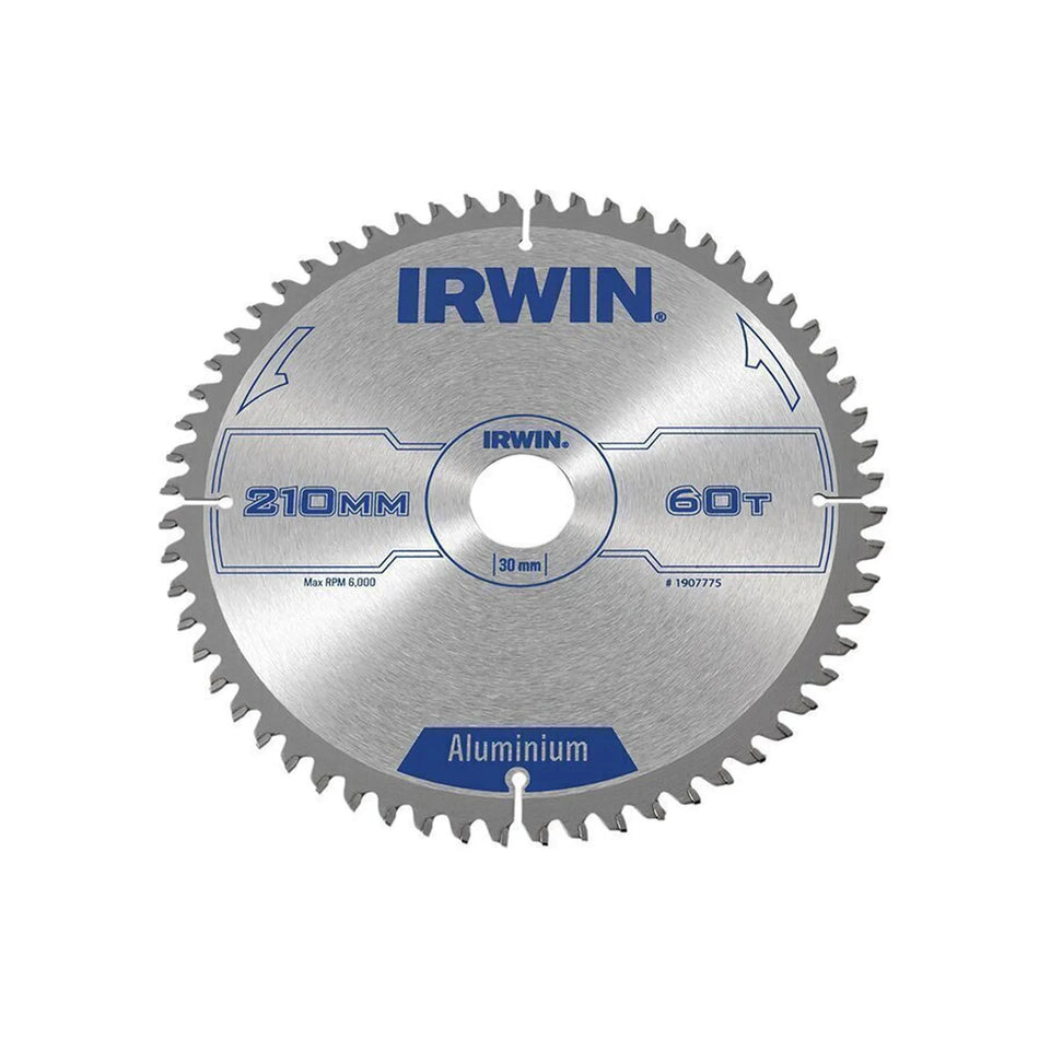 IRWIN Zaag tarczowa hardmetaal 210*30*60z/ aluminium