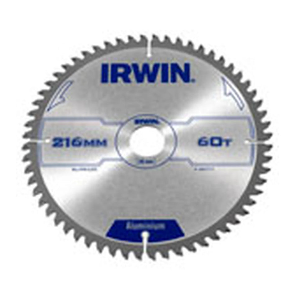 IRWIN Zaag tarczowa hardmetaal 216*30*60z/ aluminium