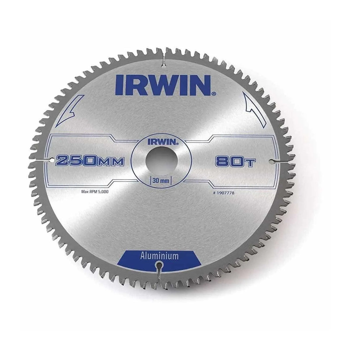 IRWIN Zaag tarczowa hardmetaal 250*30*80z/ aluminium