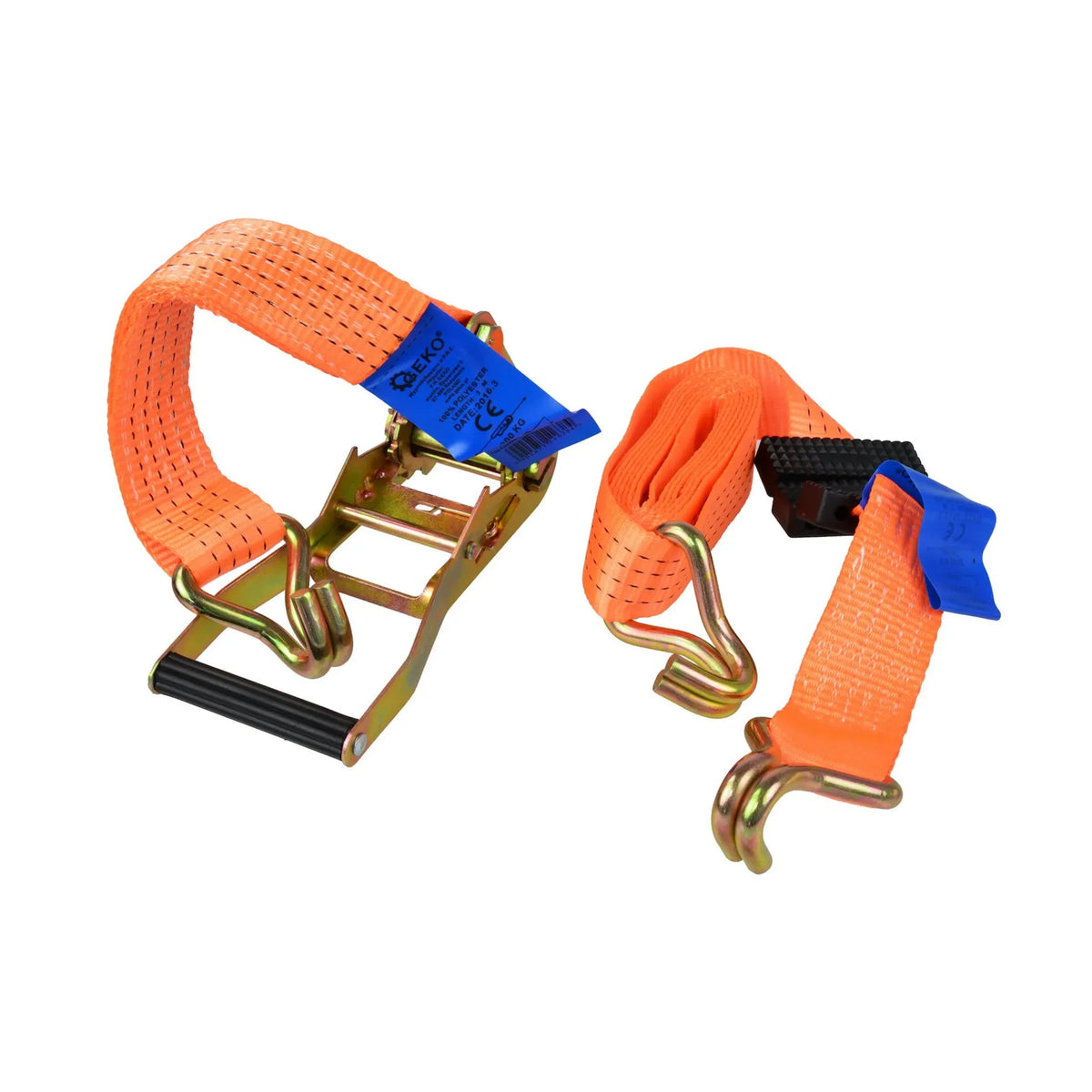 GEKO Transportband met ratel en J-haken 3m 4 ton 50 mm
