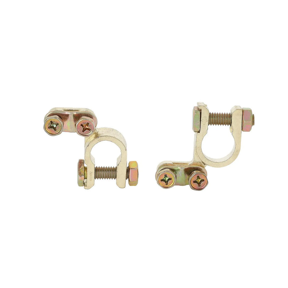 GEKO accupoolklemmen set universeel voor 6V en 12V accu's, 2 stuks