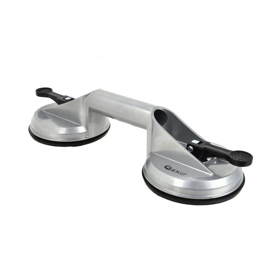 GEKO Zuignap voor zware lasten aluminium 2x115 mm