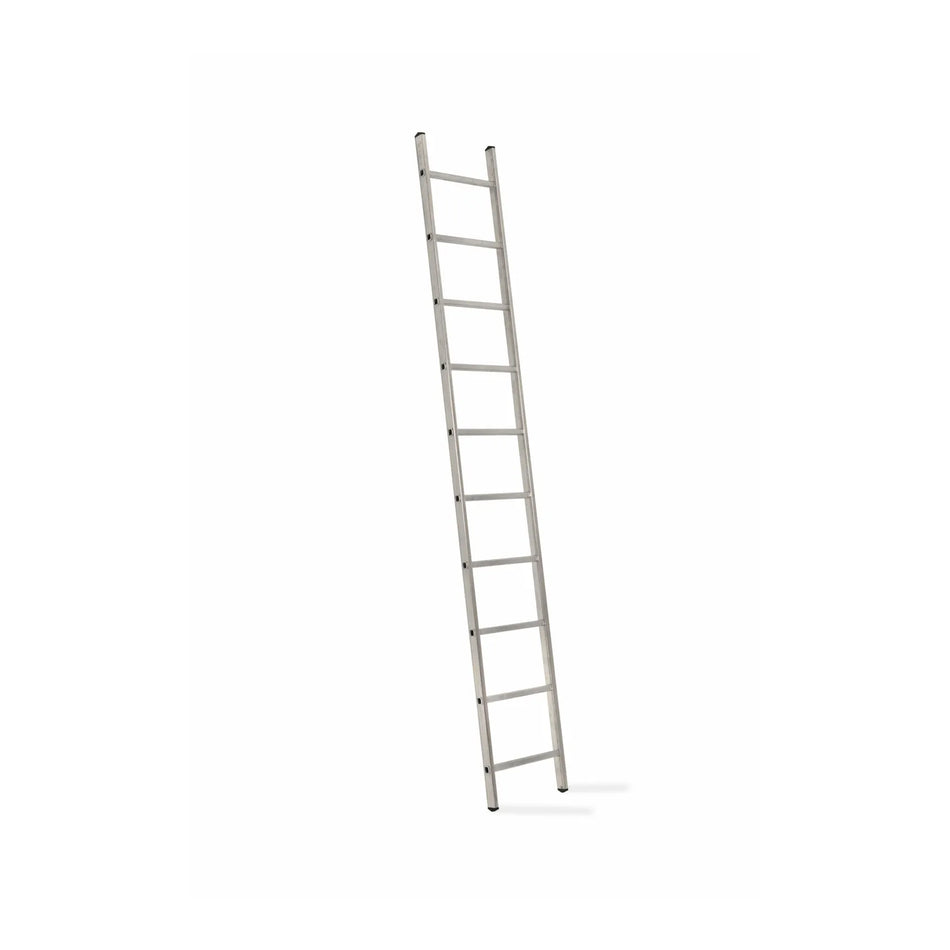 AWTools Aluminium enkele ladder 10 sporten 150 kg draagvermogen
