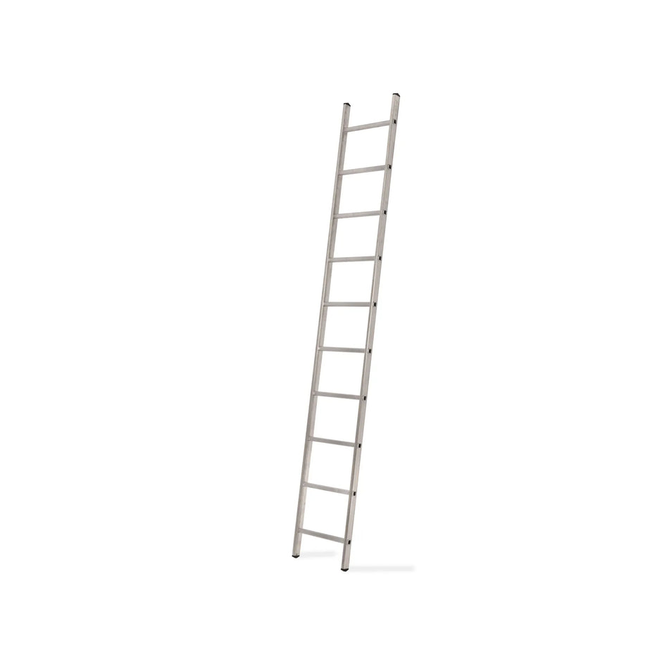 AWTools Aluminium enkele ladder 11 sporten 150 kg draagvermogen