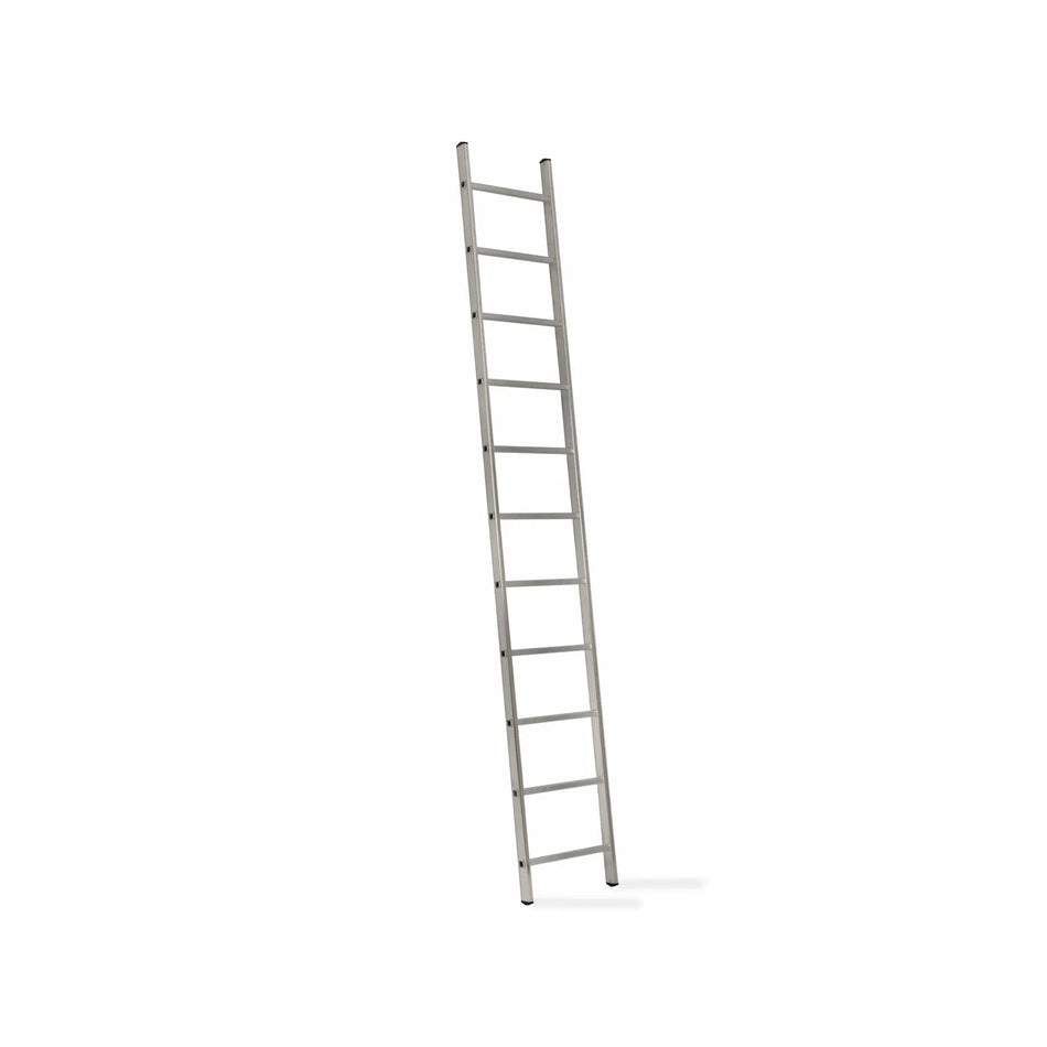 AWTools Aluminium enkele ladder 11 sporten 150 kg draagvermogen