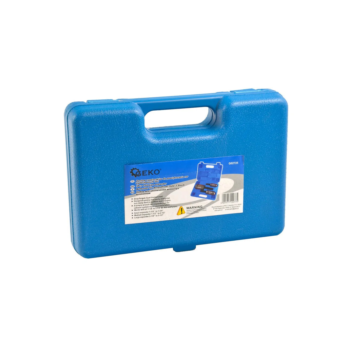 GEKO uitlaatpijp expander set 29–89 mm 3-delig