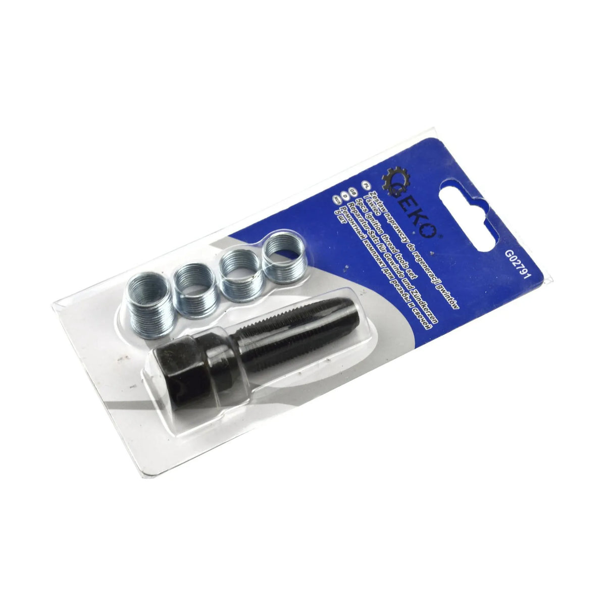 GEKO bougieschroefdraad reparatieset M14 5-delig