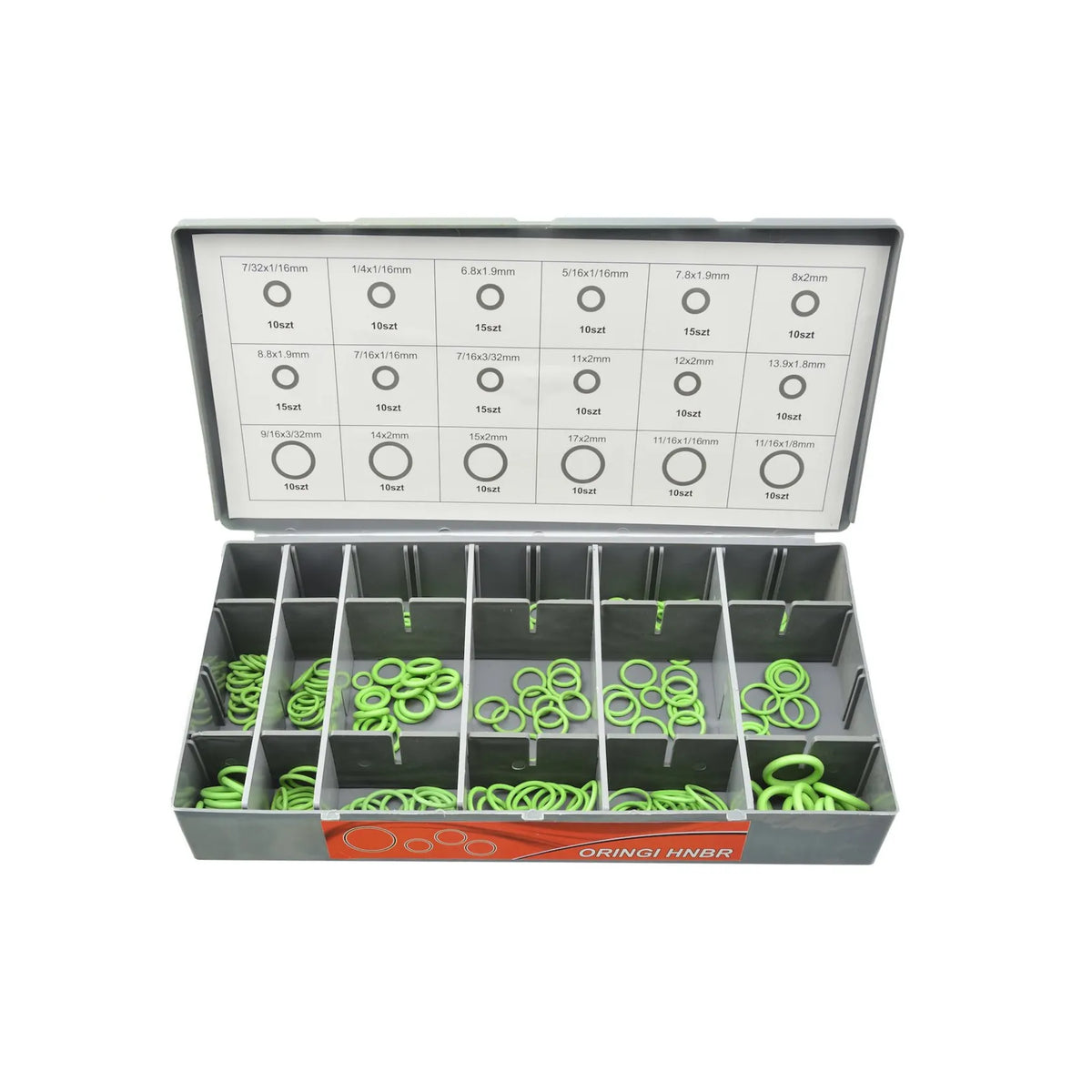GEKO o-ring assortiment bestendig tot 150°C 900 stuks