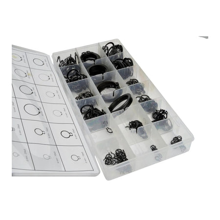 GEKO set externe circlips met kunststof opbergbak 300-delig 3-32 mm