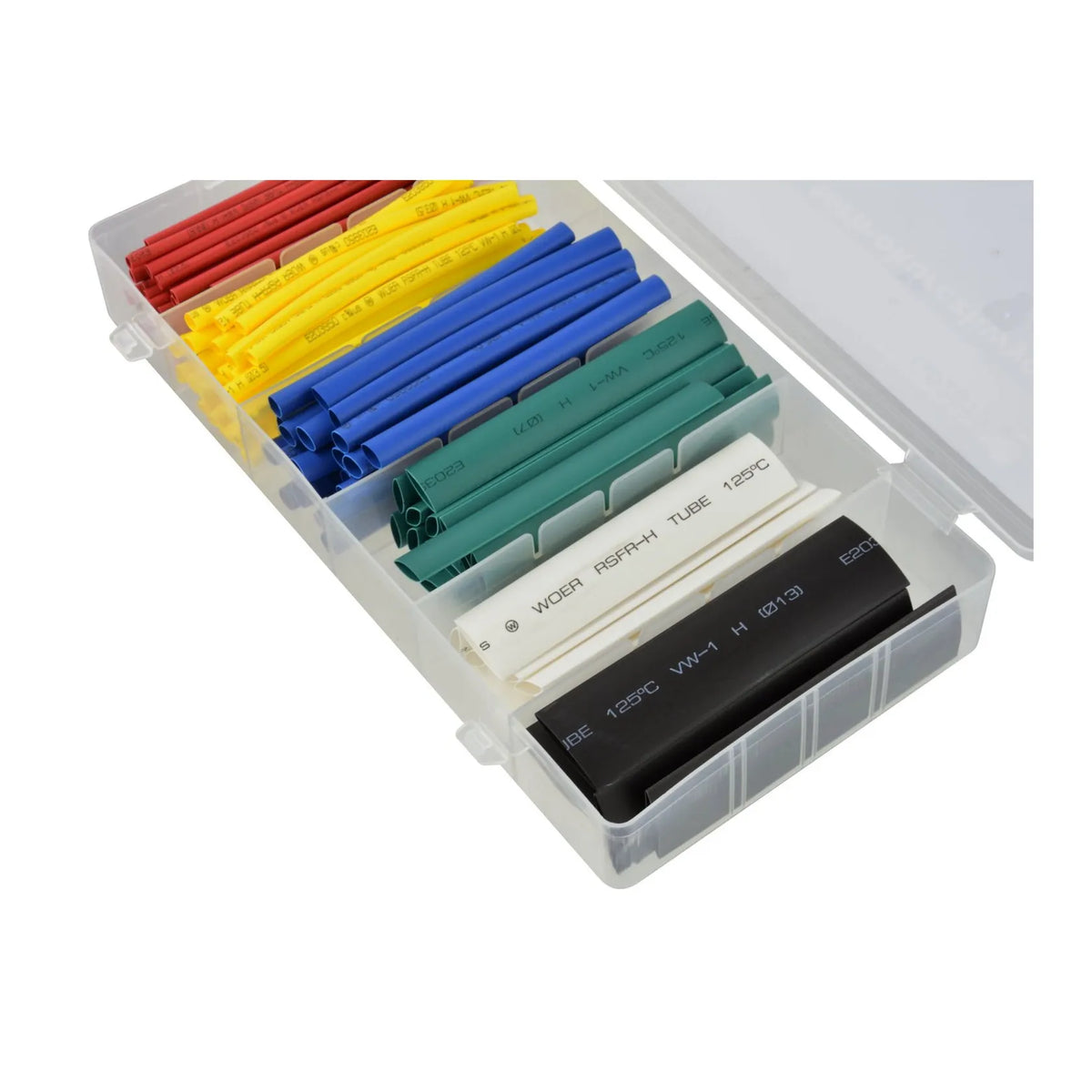 GEKO Heat shrink tubing assortiment 128 stuks 2,5-13 mm