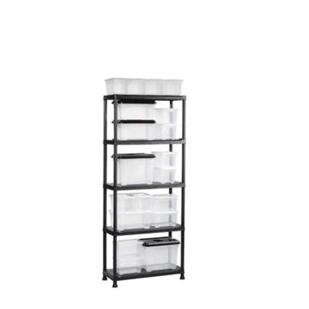 KETER Stelling kunststof 5 planken 75 x 32 x 176cm