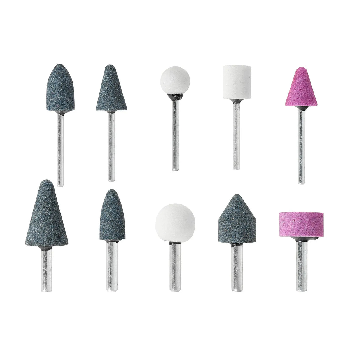 GEKO Pneumatische rechte slijper set met accessoires 18000 rpm 1350 g