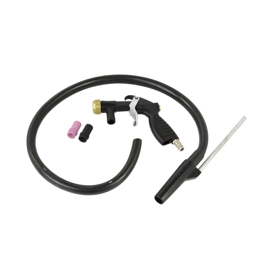 GEKO Zandstraalpistool set met metalen en keramische nozzles