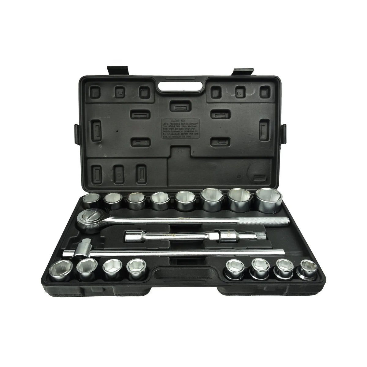 GEKO 6-punts Dopset 3/4" Drive 19-50 mm 21-delig