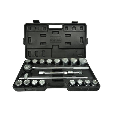 GEKO 6-punts Dopset 3/4" Drive 19-50 mm 21-delig