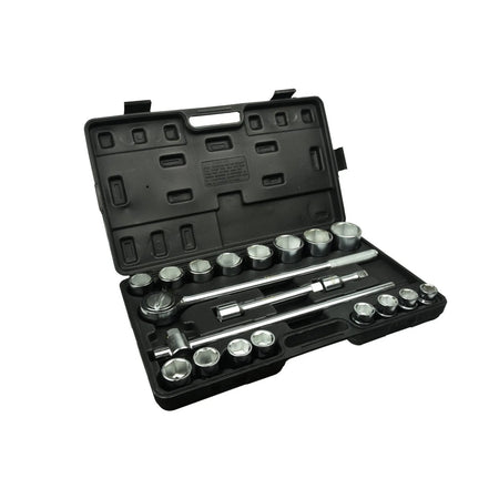 GEKO 6-punts Dopset 3/4" Drive 19-50 mm 21-delig
