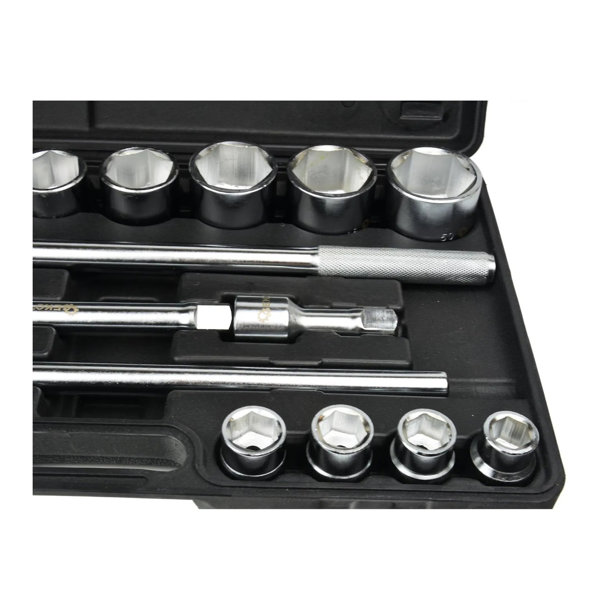 GEKO 6-punts Dopset 3/4" Drive 19-50 mm 21-delig