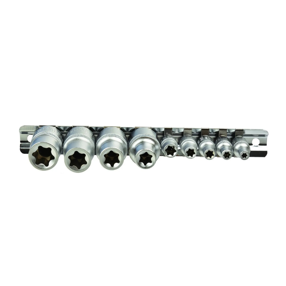 GEKO Dopsleutelset Torx E4-E16 CrV 1/4 & 1/2 inch 9-delig