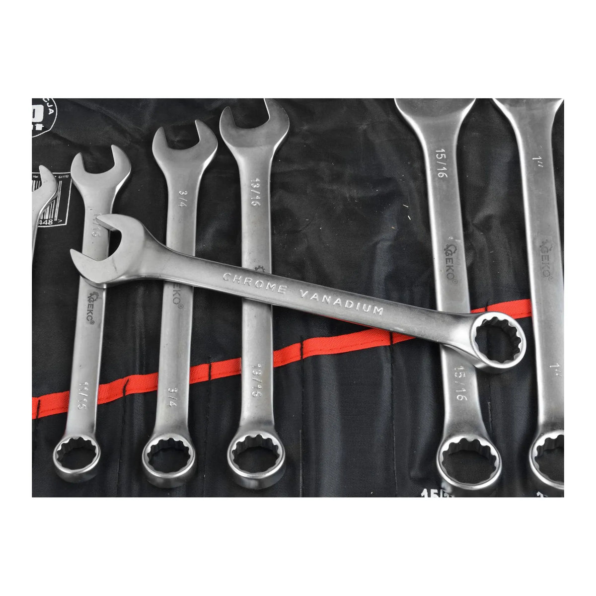 GEKO Combinatiesleutel Set Inch 1/4"-1-1/4" 16-delig