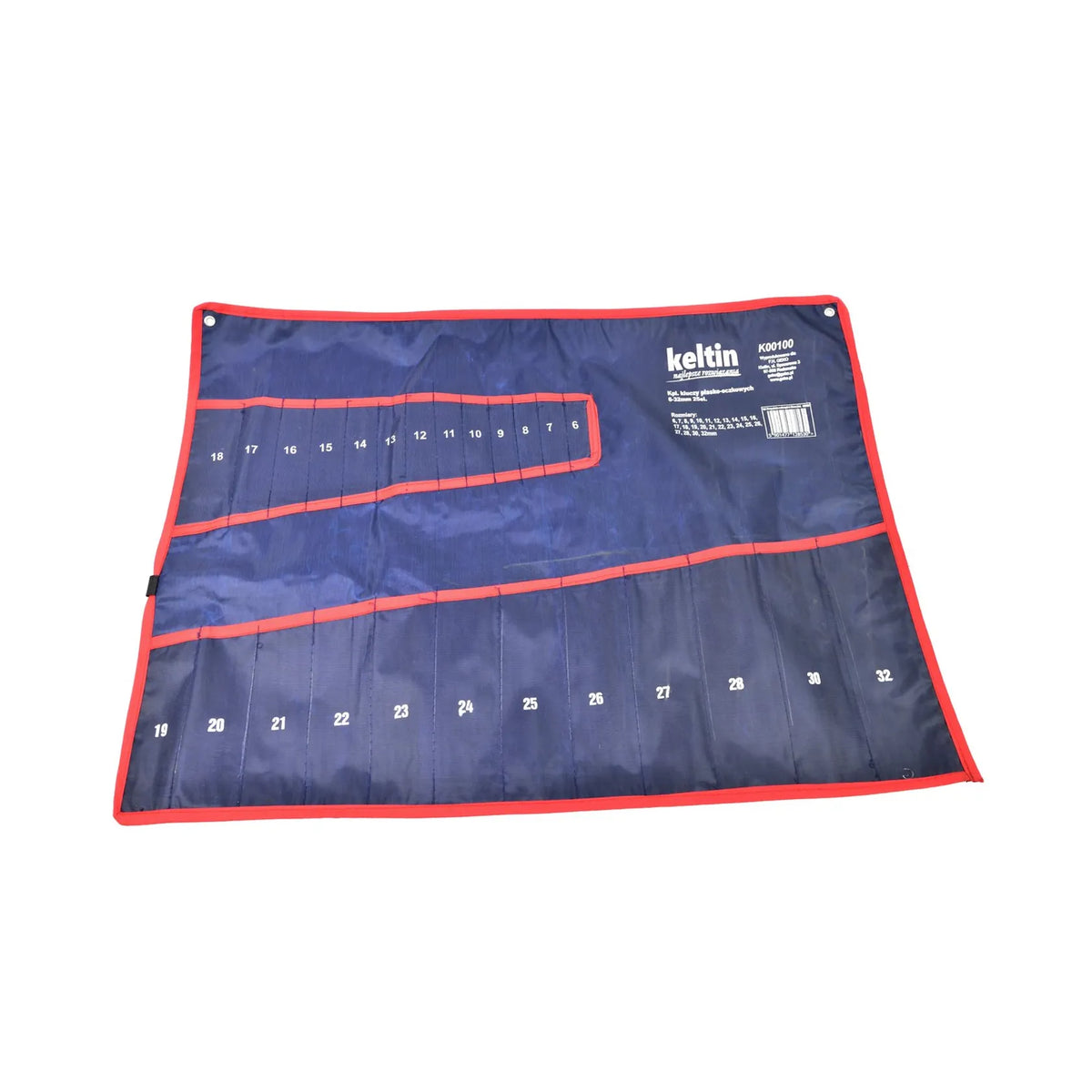 GEKO nylon opbergruol voor ringsleutelset 25-delig 6-32 mm