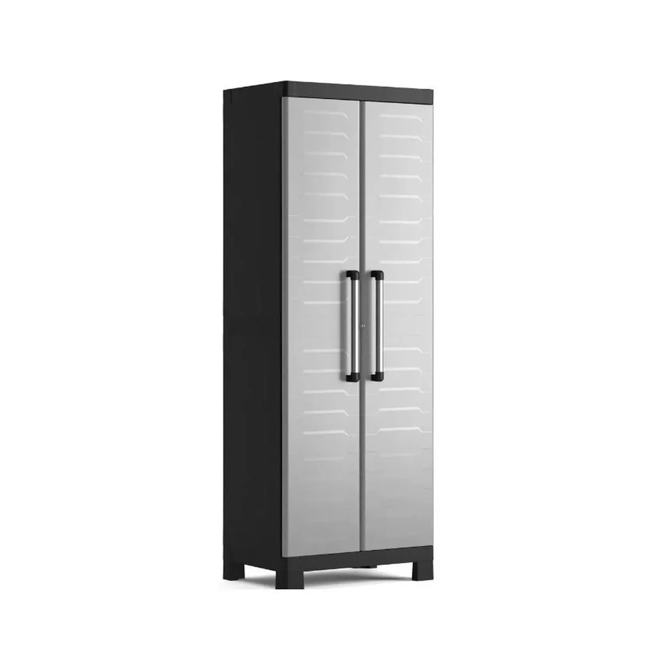 KETER Hoge kast Detroit XL zwart / grijs