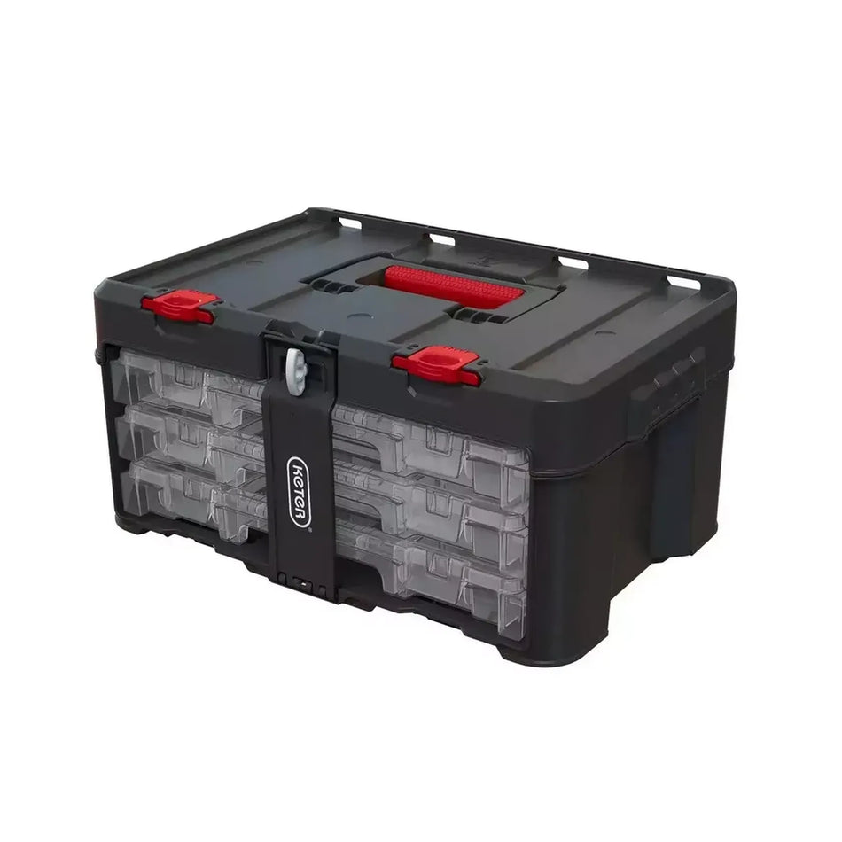 KETER Gereedschapskoffer 3 organizers Stack`n`roll