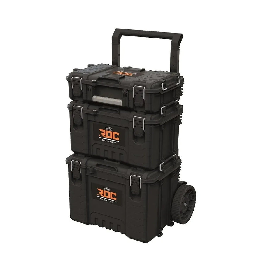 KETER Set 3 opbergboxen voor wielen ROC PRO Gear 2.0