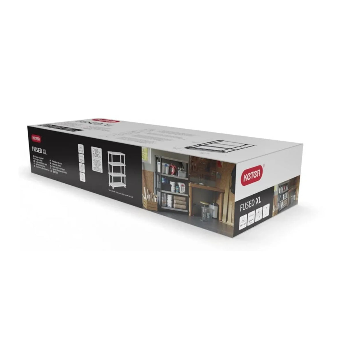 KETER Stelling 4 planken 122x46x150cm