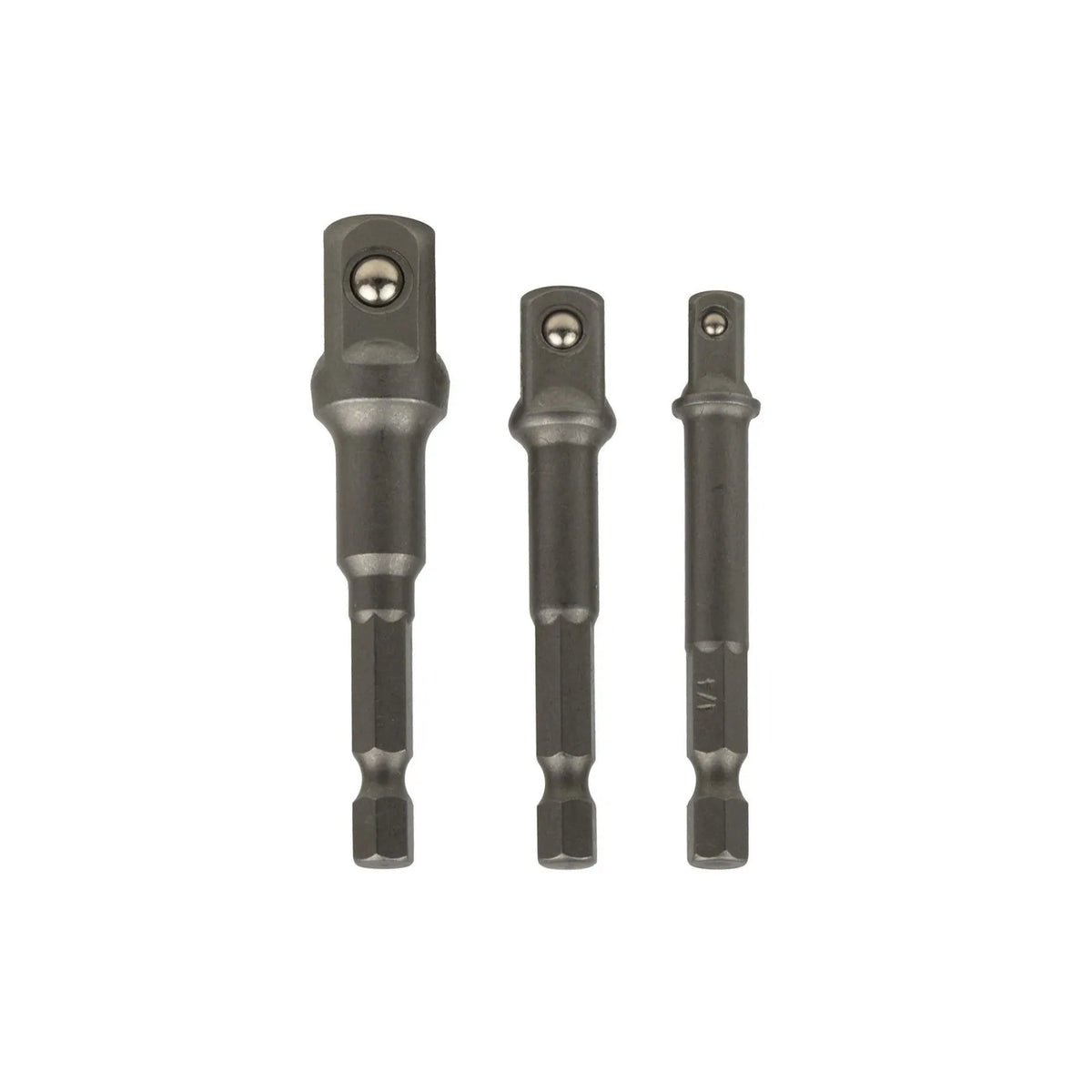 GEKO Dopsleuteladapterset 1/4" 3/8" 1/2" 3-delig