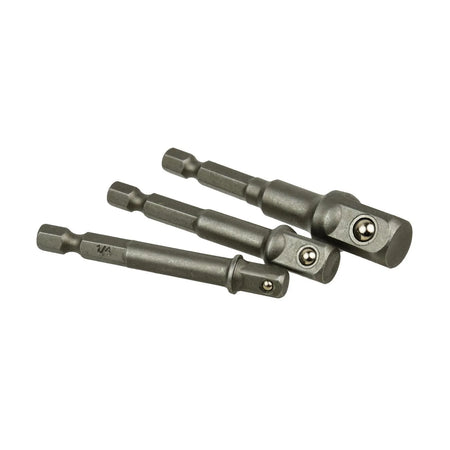 GEKO Dopsleuteladapterset 1/4" 3/8" 1/2" 3-delig