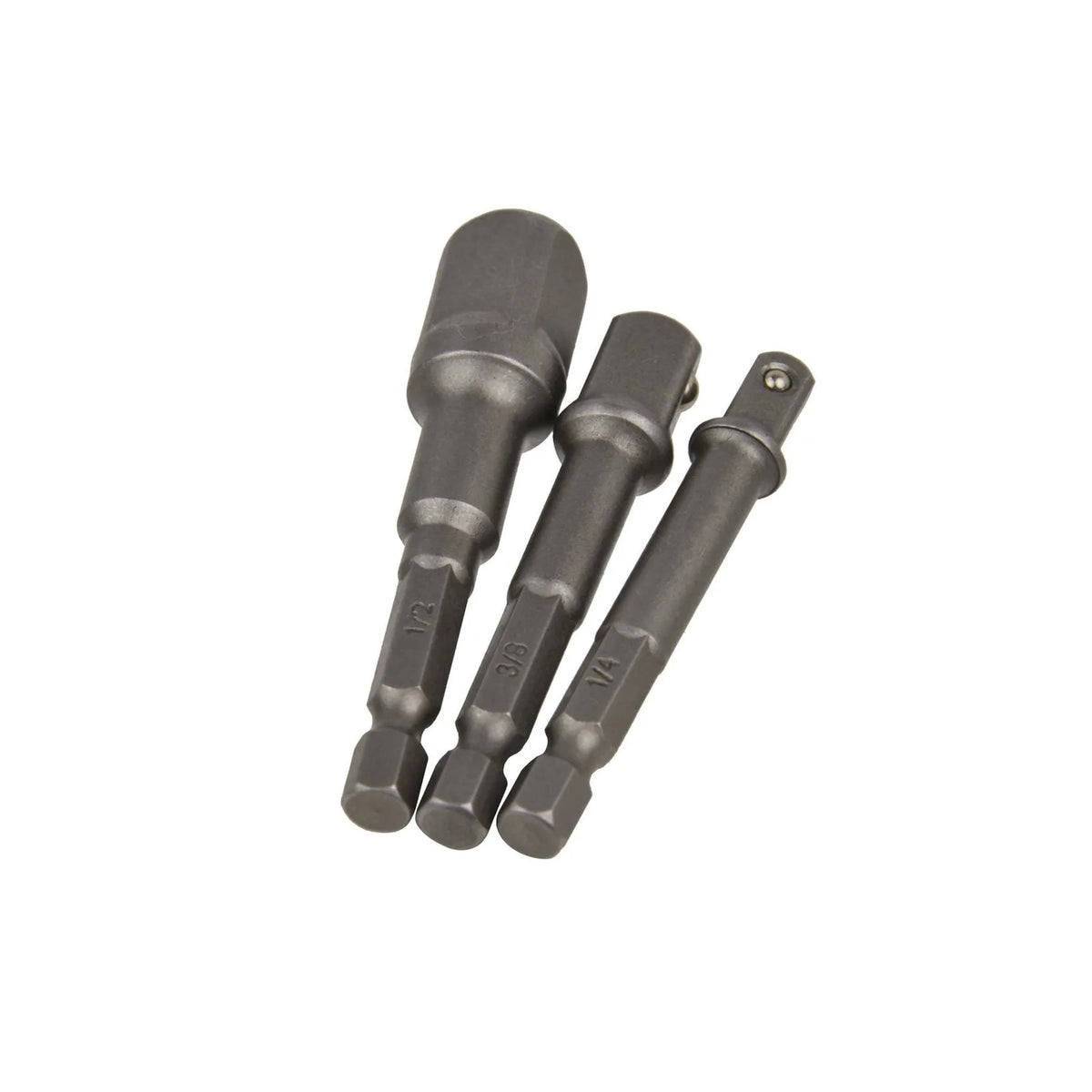 GEKO Dopsleuteladapterset 1/4" 3/8" 1/2" 3-delig