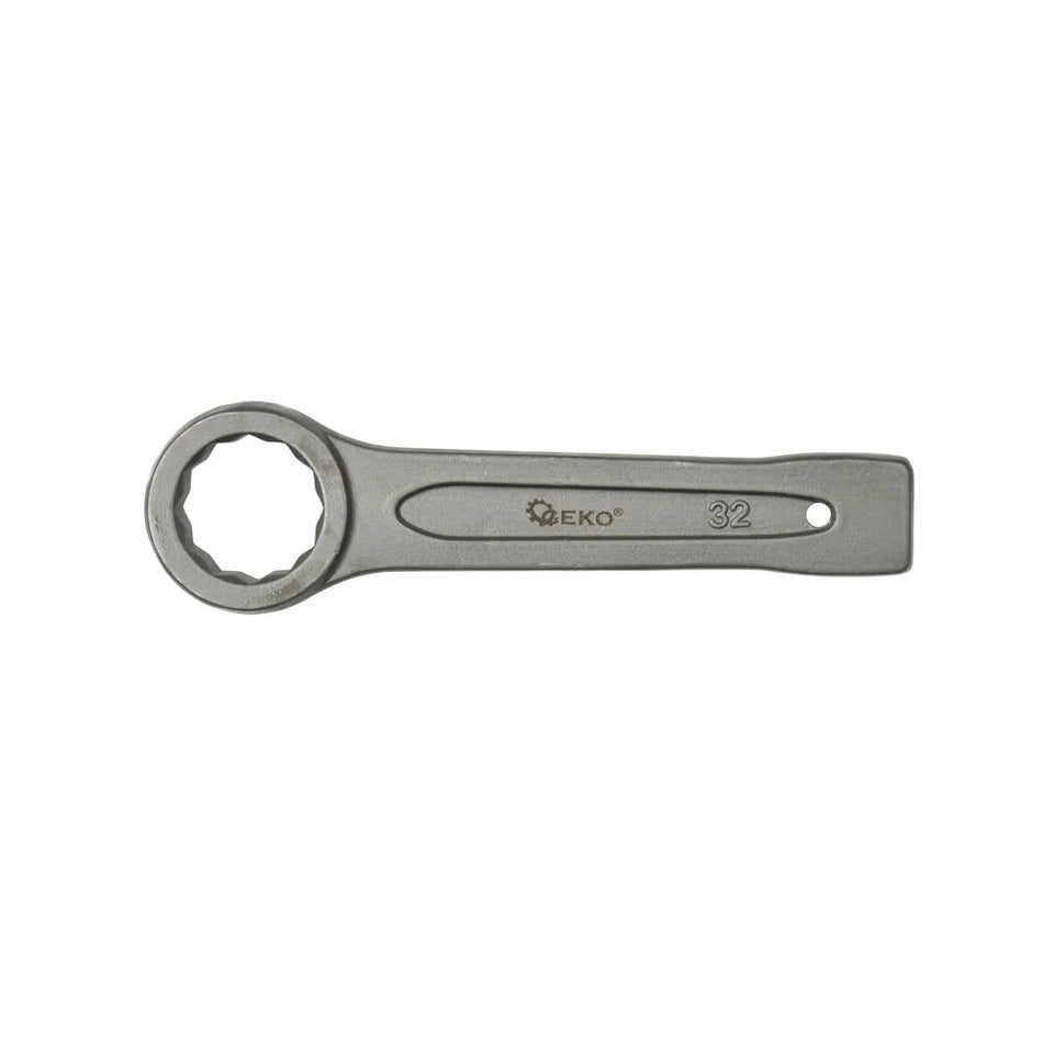 GEKO Ringsleutel met vlakke slagvlak 32 mm