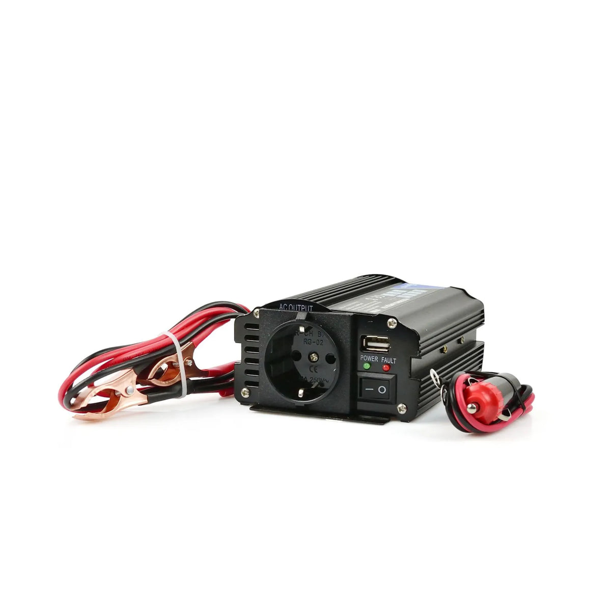 GEKO Voltage converter 12V naar 230V 250/500W met USB-poort
