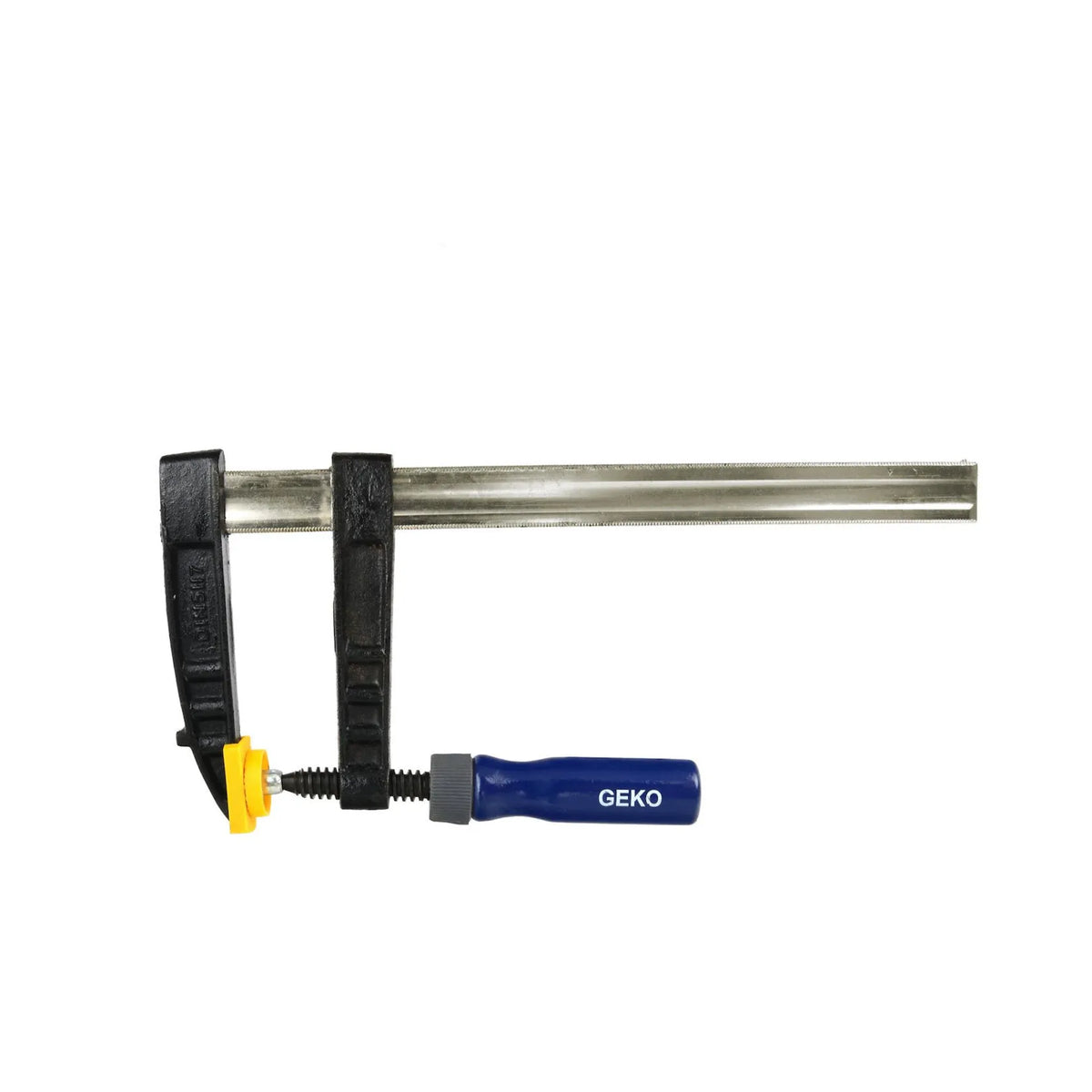 GEKO F-klem heavy duty met 80 mm kaakhoogte en 300 mm openspeling