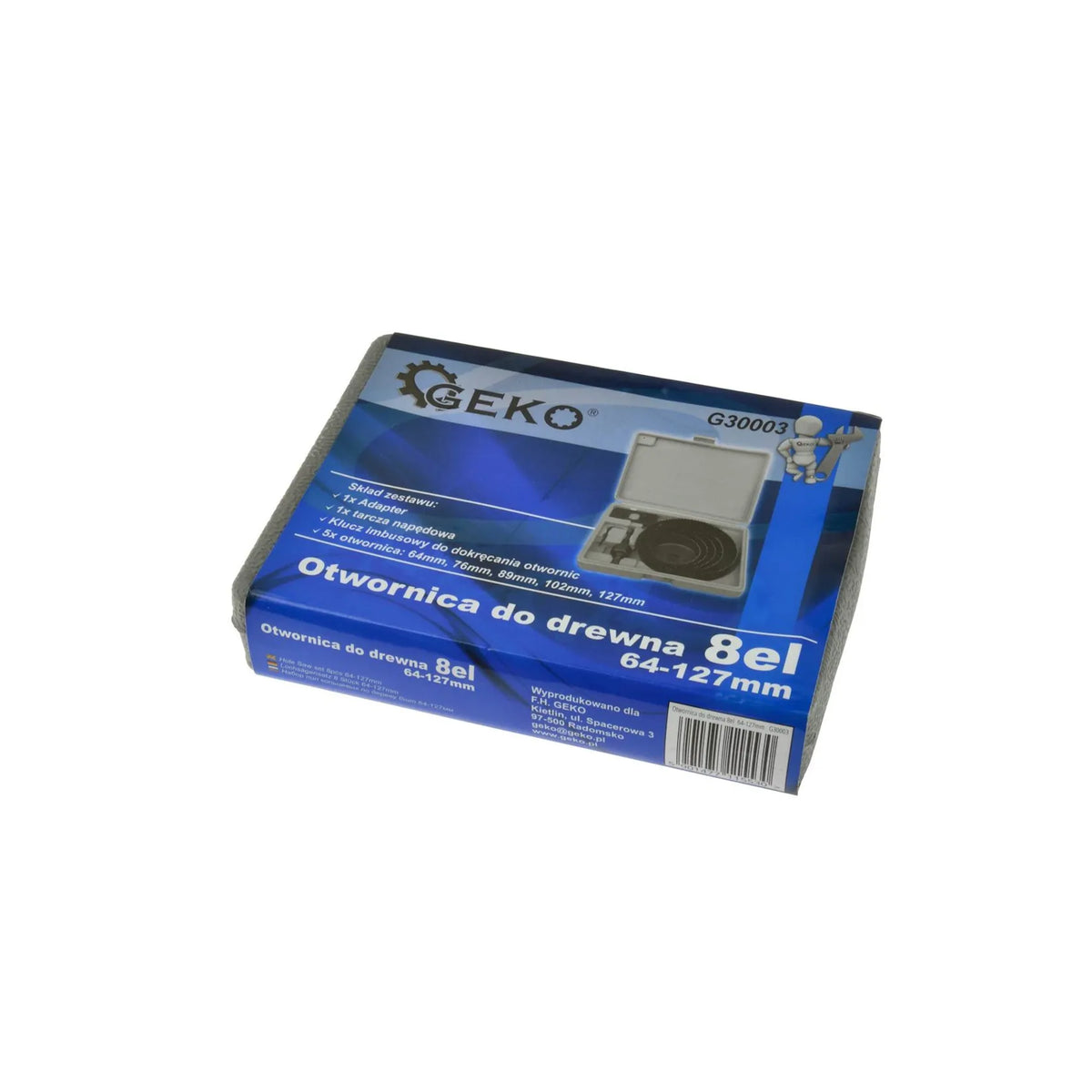 GEKO Gatzaagset 64-127 mm, 8-delig